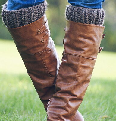 Aberdeen Boot Cuff Knitting Pattern