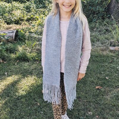 Homeschool Scarf Knitting Pattern