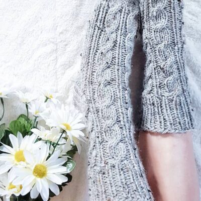 Country Cabin Knit Socks Pattern