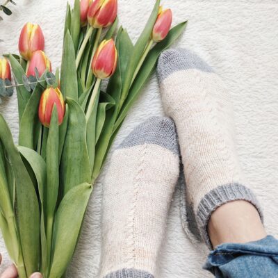 Farmhouse Chicken Socks Knitting Pattern