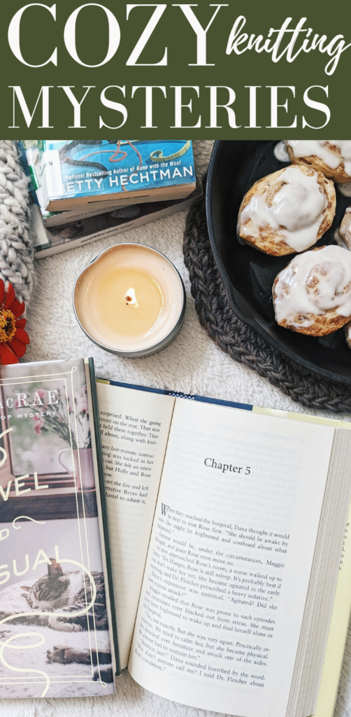 The Best Knitting Cozy Mysteries - this yellow farmhouse
